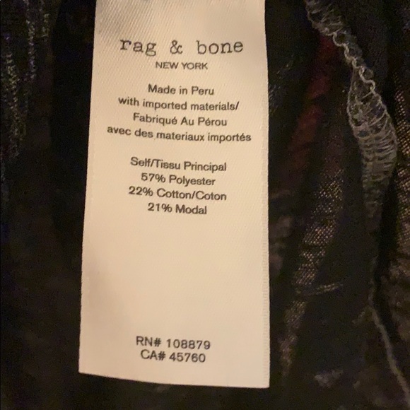 Rag & Bone Burnout Tee - Picture 6 of 6